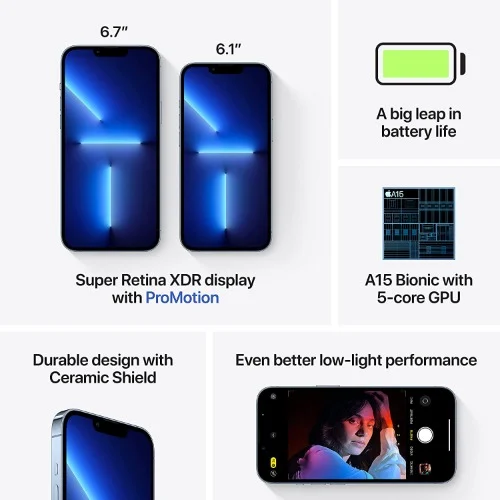 Apple iPhone 13 Pro - 128gb Rom - 6.1" Super Retina Oled -a15 Ios - Face Id - Image 3